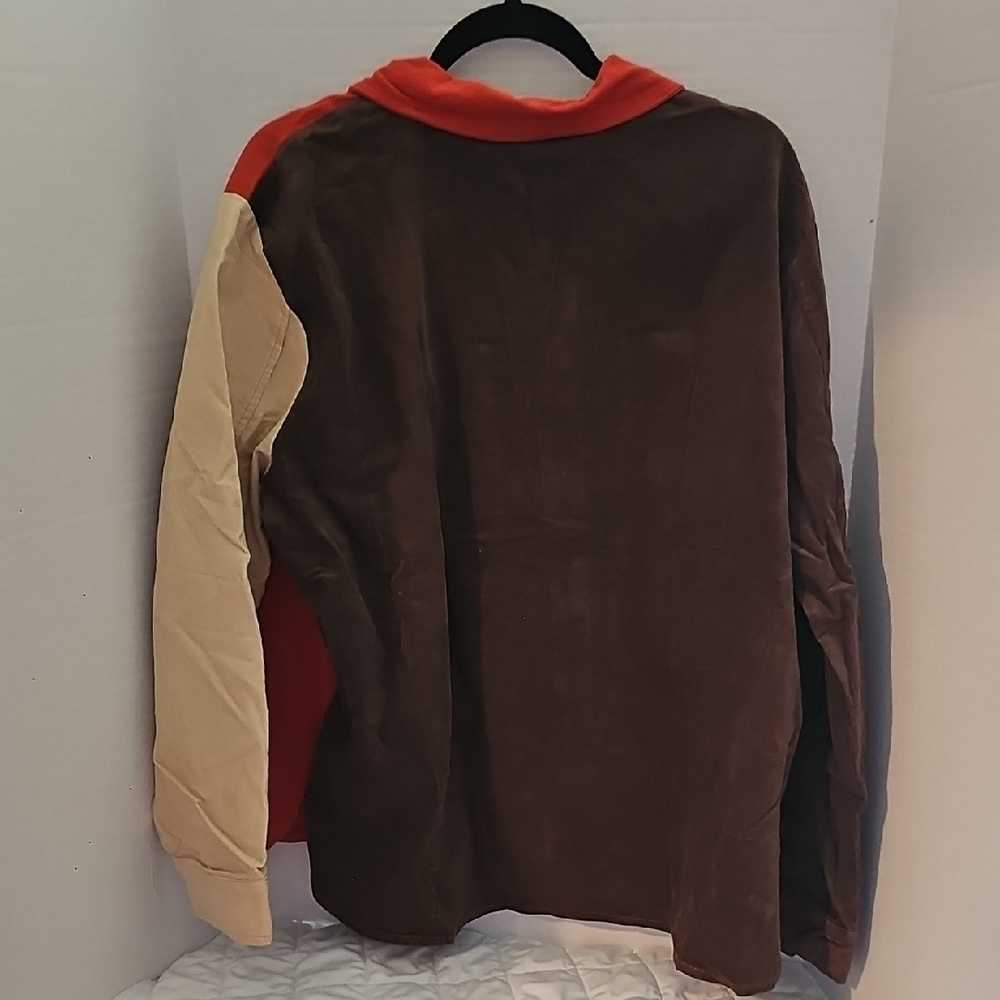 Colorblock Button-Up Jacket - Picture 3 of 3